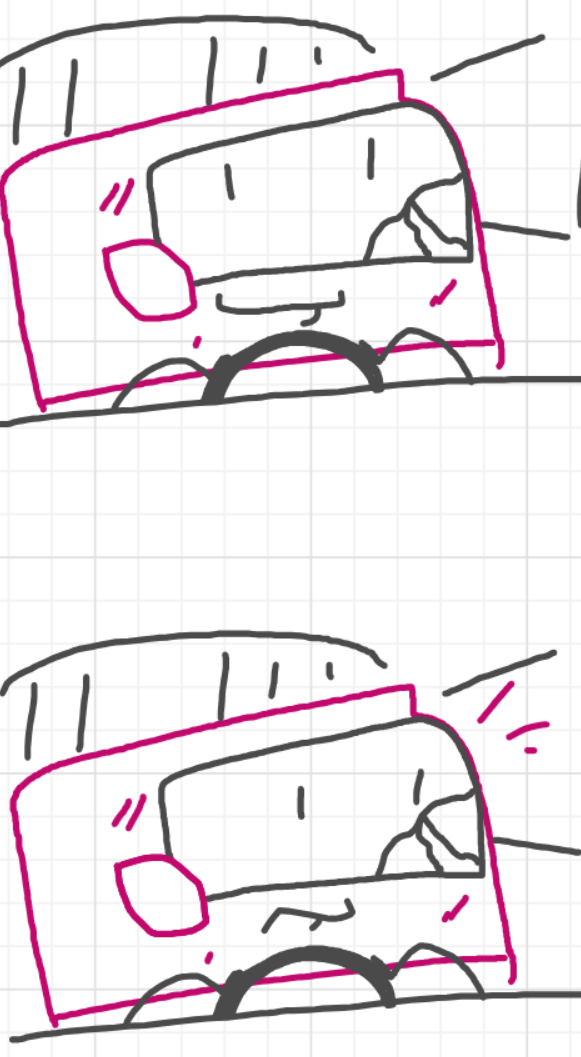 A panel from I've Been Everywhere, Man, episode nine of the Board Boards object show by Furretwalk/WalkingFurret.